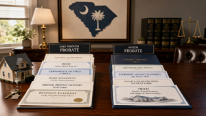 What goes through probate in South Carolina